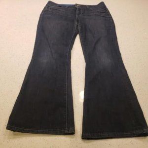 Women's Paige Sz 31 Hidden Hills Bootcut Mid-Rise Dark Stretch Denim Jeans